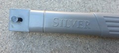 2000 -2001 Weber Silver Gas Grill Part – 25″ Grey Handle w/Nuts & Bolts – Used