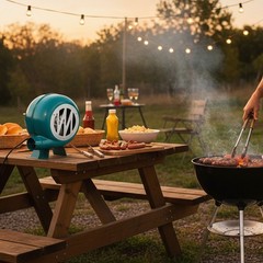 Portable Iron Blower with Easy Operation Perfect for Outdoor Enthusiasts