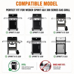 15.3″ Flavorizer Bars for Weber Spirit 300, GS4 Spirit II 300 Series E310 E32…