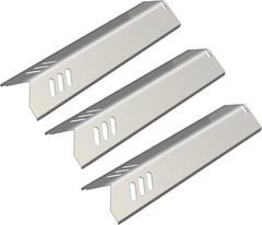 3-Pack 14 3/16 Heat Plate and 15 5/8 Grill Burner Replacement for Uniflame GBC