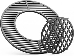 8835 Cast Iron 21.5″ Grill Grates W/12″ Removable Center Grate for Weber Origina