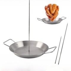 Al Pastor Style Vertical Skewer 33cm 18/8 Stainless Steel 5 Detachable Spikes
