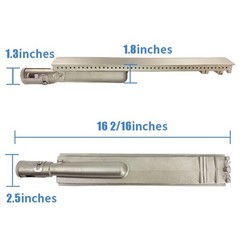 4-Set Heavy Duty Cast Stainless Steel Grill Burners for Bull, Grill Replacement