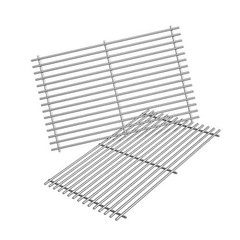 2pcs Stainless Steel Cooking Grill Grates for Weber, 19.5” x 25.5” | Grill