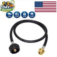 Cost-Effective 4 Feet Propane Adapter Hose for 1 lb to 20 lb Connection