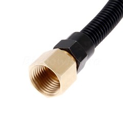 Flex Gas Line Connector Kit 1/2″Male Flare 1/2″Male Natural Gas Fire Pit Replace