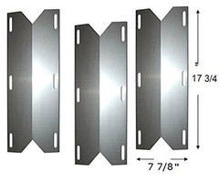 Replacement Heat Plate for Nexgrill 720-0164, Jenn-Air 730-0163, Models-(3 Pack)