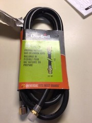 Char Broil Fix It Up Universal 10 Ft Propane Hose #4923 Regulator to Appliance