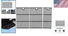 Durable 17″ Cast Iron Grill Grates for Charbroil Performance Models – Easy Clean