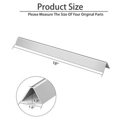 Plowo 18 Inch Flavorizer Bars For Weber Summit 400 Series Summit E-440 S-440