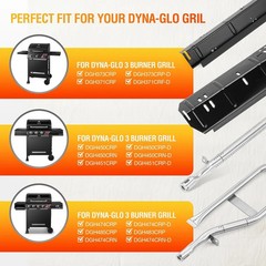 5-Burner Grill Parts for Dyna-Glo DGH474CRP DGH483CRP Heat Tent Burner Kit
