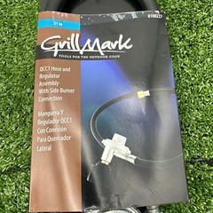 Grill Mark 80016A Stainless Steel Black Gas Line Hose & Regulator 21 L x 3 H in.