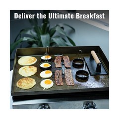 SHINESTAR 6-Piece Griddle Breakfast Kit for Blackstone – Complete Set of Grid…