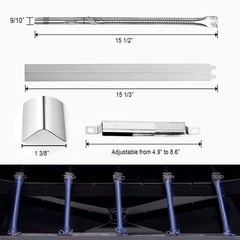 Grill Burners and Heat Plates Replacement for Charbroil Performance 2 Burner …