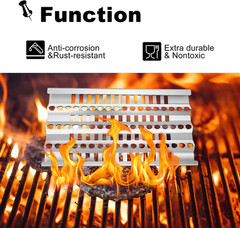 Grill Heat Plates Burner Radiant Tray Replacement Kit for DCS Cooking Systems