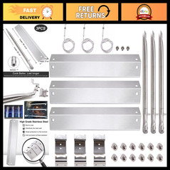 Grill Replacement Parts for Chargriller 5050, 5650, 3001, 3030 – Stainless Steel