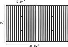 15″ Grill Grates Replace for Broil King 9453-54, 9453-57, 9453-64, 9865-54, 9…