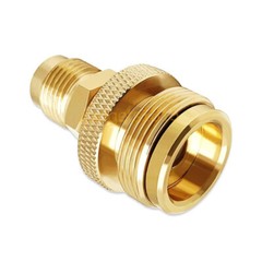 1LB Propane Tank Cansiter Regulator Adapter Connect to 3/8″Male Flare 5/8″-18UNF