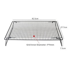Collapsible Cooling Rack with Folding Legs for Oven Baking Roasting and Drying