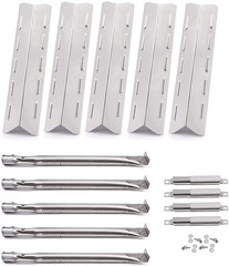 Grill Heat Plates Burners Crossover Kit for Kenmore BBQ Pro Stainless Steel Kit