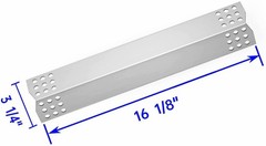 Grill Heat Plates Stainless Steel 5pcs for Kitchen Aid Jenn-Air Outdoor Gourmet