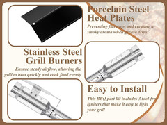 Grill Replacement Parts for Oklahoma Joe’S Longhorn Combo 3 Burner Charcoal/Gas