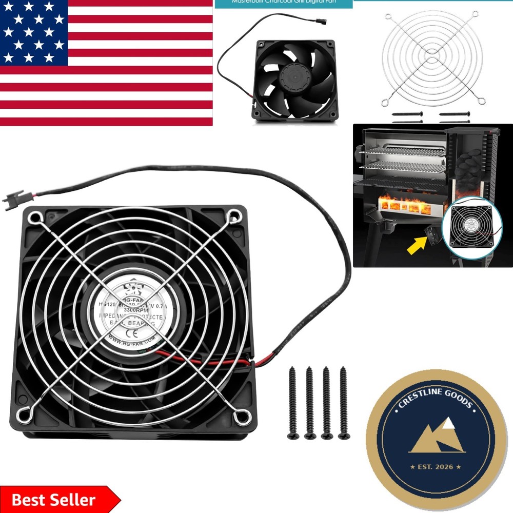 Replacement Digital Fan for Masterbuilt Gravity Series Grills – Model 9904190040