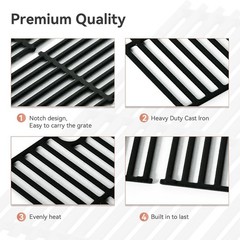 Spirit E310 7638 7639 Grill Grates for Weber Spirit E-310 300 Series E315 E320 E