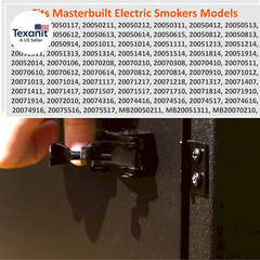Black Door Latch Kit Replacement Parts 990050222 for Most Masterbuilt Digital El