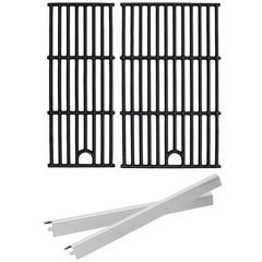 17 Inch Grill Grate & Heat Plate for Charbroil Performance 2 Burner 463660421