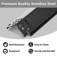 Barbqtime 2 Burner Grill Replacement Parts 2 Porcelain Steel, Black