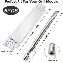Nexgrill Replacement Parts for 6 Burner Grills – Durable Stainless Steel
