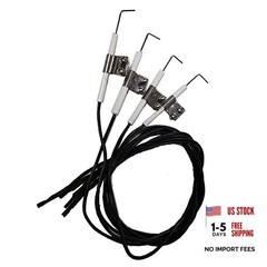 Durable Igniter Kit Ceramic Electrode with 4 Electrodes for Charbroil & Nexgrill