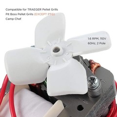 Replacement Grill Auger Motor Kit for Traeger, Pit Boss & Camp Chef Grills