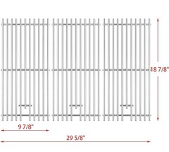 Stainless Steel Grill Grates for KitchenAid 740-0780 720-0745A 3 Piece Set