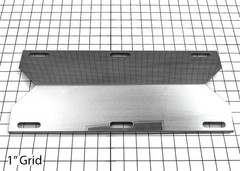 Music City Metals 92631 heat plate, 304 ss, 17.75 x 7.6875, Jenn