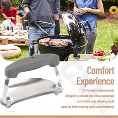 80672 Charcoal Lid Handle & Shield Kit – Only Works for lids with 2 Handle Holes
