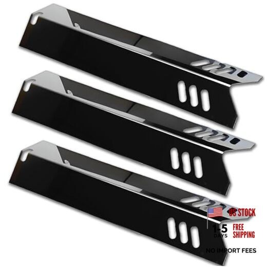 Set of 3 Porcelain Steel Replacement Heat Plates for Master Cook 3 Burner