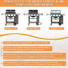 66044 Grill Warming Rack for Weber GS4 Genesis II 300 Series, Genesis II E310 E3