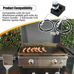 3 Outlet AA Battery Electronic Grill Igniter Kit Fit For Blackstone 28″ Griddle