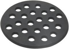10.5 inch Cast Iron Charcoal Grate, BBQ High Heat Charcoal Plate Fit for Kamado