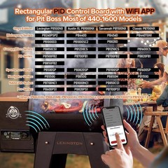 PID WiFi App Control Board Replacement Parts for Pit Boss, ±1°F Control Stead…