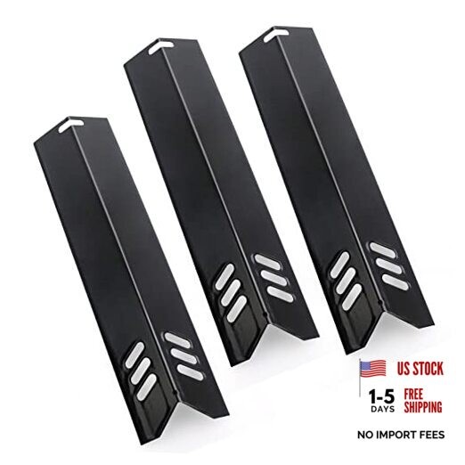 Grill Heat Plates Grill Burner Covers for Backyard Grill BY14 Porcelain Steel