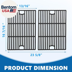 Cast Iron Cooking Grates for Masterbuilt Gravity Series 800 Digital Charcoal Gri