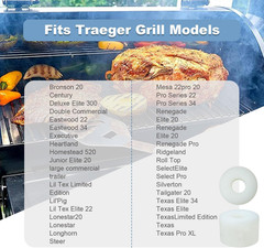 Auger Motor Bushing Part Compatible with Traeger, Pit Boss, Camp Chef & Z Grills