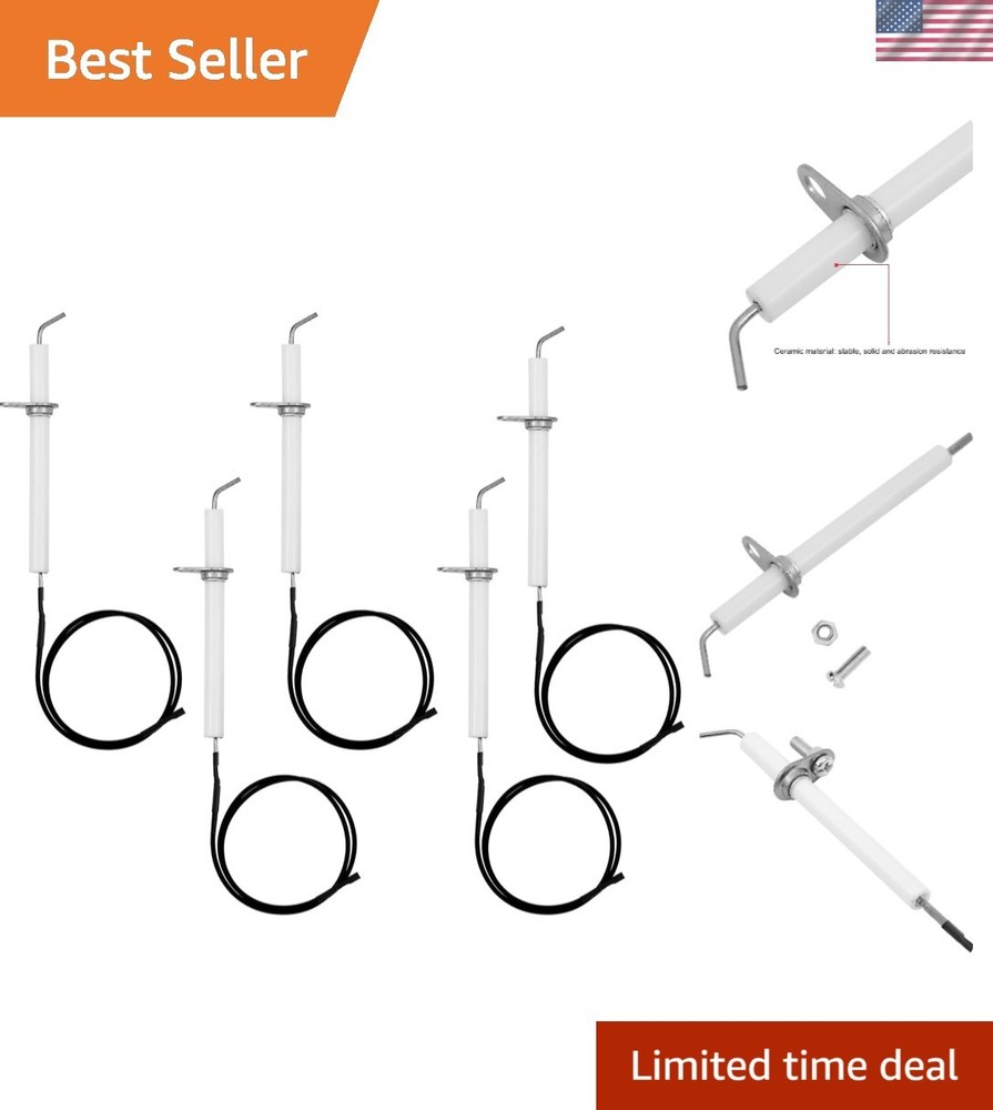 Replacement Igniter for Multiple Grill Models – Durable Ceramic Construction
