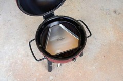 Deflector De Calor/bandeja De Goteo Para Akorn Kamado Jr. Charcoal Grill