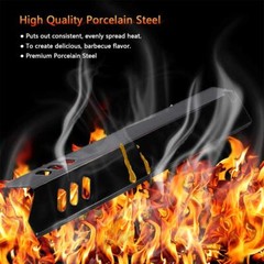 15 Inch Grill Heat Plate Shield Burner Cover Flame Tamer For Dynaglo Dgf510ssp D