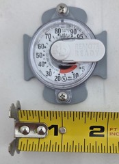 (3) New Universal Glue On Propane Dial Gauge For Home Horizontal Propane Tank