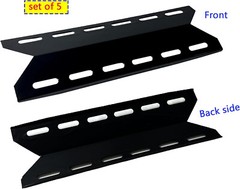 5 Stainless Steel Burner + Porcelain Steel Heat Plate for Charmglow 720-0234,Nex